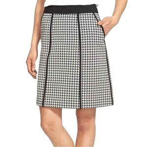Lafayette 148 Houndstooth Skirt